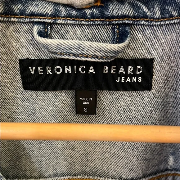 Veronica Beard Denim Jacket with Hoodie - Picture 3 of 12